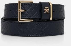 Tommy Hilfiger bőr öv sötétkék, AW0AW17974 - sötétkék 80