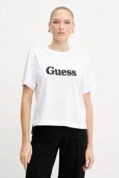 Guess pamut póló fehér, W5YI07 I3Z14 - fehér XS