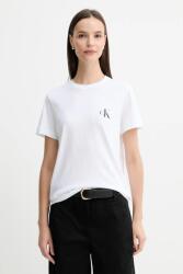 Calvin Klein Jeans pamut póló - szürke XS - answear - 16 490 Ft