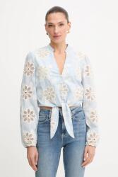 GUESS pamut ing HAZEL állógalléros, relaxed, W5YH1B WHEO0 - kék XS