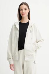 Calvin Klein felső lila, nyomott mintás, kapucnis, LV047B270G - szürke L