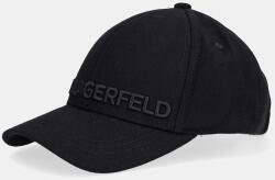 Karl Lagerfeld baseball sapka gyapjúból - fekete Univerzális méret - answear - 22 990 Ft