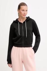 GUESS felső PEONY fekete, sima, kapucnis, V5YQ06 KBSL2 - fekete XS