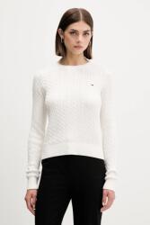 Tommy Hilfiger pamut pulóver könnyű, bézs, DW0DW22165 - bézs XS