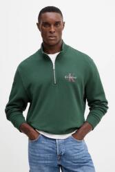 Calvin Klein pamut melegítőfelső zöld, nyomott mintás, LV04RD244G - zöld XL