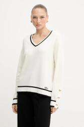 LIU JO pulóver selyemkeverékből bézs, TF5229. MS59L - bézs M