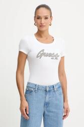 Guess t-shirt fehér, W5YI16 J1314 - fehér XS