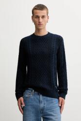 Tommy Hilfiger pamut pulóver könnyű, sötétkék, DM0DM22101 - sötétkék XL