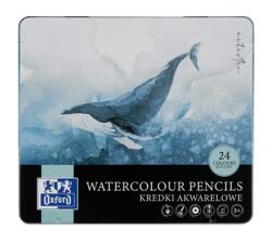 OXFORD Színes ceruza készlet 24db-os OXFORD ARTakvarell fémdobozban