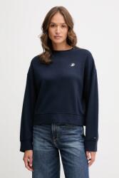 Tommy Hilfiger felső sötétkék, sima, WW0WW46152 - sötétkék S