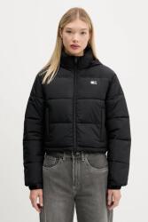 Tommy Jeans rövid kabát - fekete M - answear - 53 990 Ft