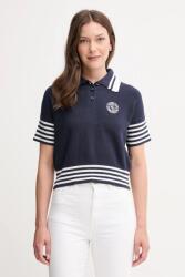Benetton pamut pulóver könnyű, sötétkék, 1294E301D - sötétkék M