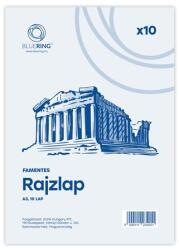 BLUERING Rajzlap A/3, famentes fóliázva Bl 10 ív/csomag,