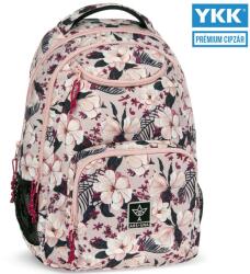 Ars Una púder / rózsaszín virágos textil hátizsák au-6 55043755