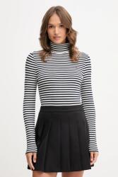 Tommy Hilfiger hosszú ujjú garbónyakú, sötétkék, WW0WW39826 - sötétkék M - answear - 21 990 Ft