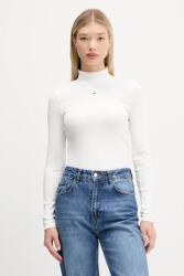 Tommy Hilfiger hosszú ujjú félgarbó nyakú, fekete, DW0DW19830 - fehér XL
