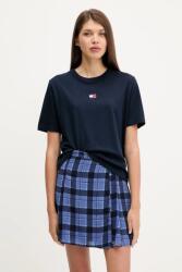 Tommy Jeans pamut póló sötétkék, DW0DW22202 - sötétkék XL