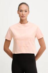 Guess pamut póló ADELE türkiz, V2YI06 K8HM0 - narancssárga L