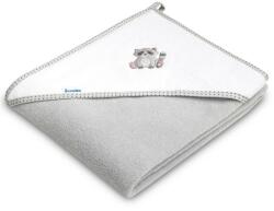  Sensillo frottír törölköző 100 cm x 100 cm - Szürke mosómaci