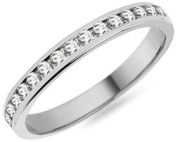  Női jegygyűrű cirkóniával 2, 5 mm, fehérarany IZKR012A-F-CZ