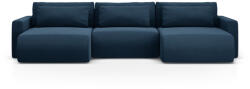 Cosmopolitan Design Coltar extensibil Belfast in forma de U si tapiterie din catifea (COS_UF_121_F1_BELFAST6) Canapea