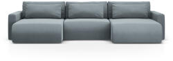 Cosmopolitan Design Coltar extensibil Belfast in forma de U si tapiterie din catifea (COS_UF_121_F1_BELFAST4) Canapea