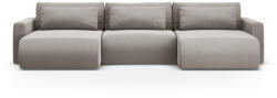 Cosmopolitan Design Coltar extensibil Belfast in forma de U si tapiterie din catifea (COS_UF_121_F1_BELFAST7) Canapea