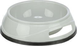TRIXIE Műanyag Tál Gumiperemmel 0, 75l/16cm Világos szürke (24952VSZ)