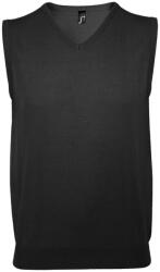 SOL'S Férfi kötött mellény - Fekete | M (SOLS-412-1000119461)