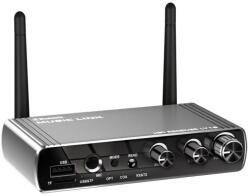  Bluetooth 5.4 2-az-1-ben adó/vevő DAC adapter távirányítóval AUX, RCA, optika