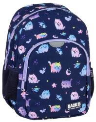 DERFORM BackUp cicás hátizsák 35 cm - Cosmic Cats (PLB7T25) - iskolataskawebshop