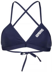 arena Solid Tie Back Top Navy/White 32