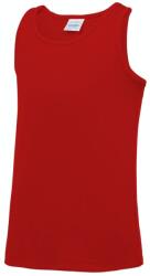 Just Cool Maiou sport pentru copii Cool - Roșu aprins | 7-8 ani (JC007J-1000078255)
