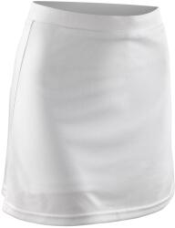 SPIRO Fustă sport cu pantaloni scurți pentru femei - Albă | 2XL (SPIRO-S261F-1000158638)