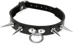 Black & Metal Zgardă Spikes - BWZ-701