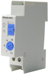 GAO Lépcsőházi automata, DIN sínre, 30mp-20p, fehér 5011H