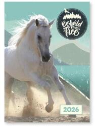 Vectraline Zsebnaptár VECTRALINE A/7 álló fehér lapos vegyes mintás 2026