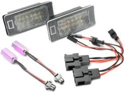 LEDtech Skoda Enyaq iV Kamiq Karoq Kodiaq Rapid Yeti Superb Octavia Fabia Scala VW Volkswagen Touran LED rendszám, rendszámtábla világítás - LEDes ✔️ 5N0943021B (5NA943021)