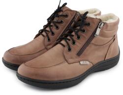 Vlnka Női bőr bokacipő Gita, barna felnőtt cipő méret 42