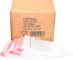  Simítózáras tasak 100x120 mm