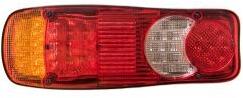 Dasteri ! ! ! ÚJDONSÁG! ! ! - Hátsólámpa LED-es 10-30V Renault félholdas ÚJ TÍPUS, JOBB oldal +kábelkivezető 350x128mm, vast. : 85mm, csavartáv. : 152mm - DSL-2060D (DSL-2060D) - jarmulampa