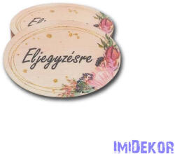  Esküvői kis ovális 4x6cm 5db/csomag - Eljegyzésre