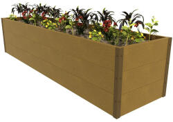 Wpcmagasagyas WPC Magaságyás tölgy 120x48x46 cm