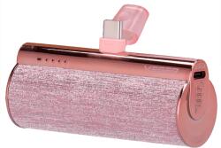 VEGER W0573-R VEGER Mini Power bank LED-ekkel a töltéshez - Kapacitás 5000 mAh