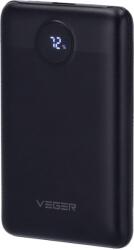 VEGER W1140 VEGER Mini Power bank LCD kijelzővel - Kapacitás 10000mAh PD22.5W Gyors töltés