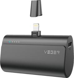 VEGER W0556P VEGER Mini Power bank LED-ekkel a töltéshez - Kapacitás 5000 PD20W Gyors töltés