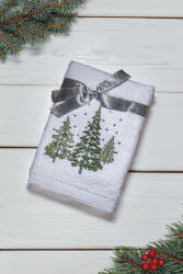 Olima OLXMAS11 OLIMA CHRISTMAS TOWEL - PINE FOREST (olxmas11wh-45x70)
