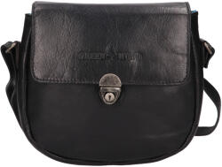 Greenwood Női bőr crossbody kézitáska Greenwood Petra - fekete