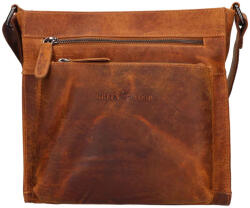Greenwood Női bőr crossbody kézitáska Greenwood Stefani - világosbarna
