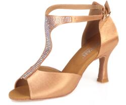 Botan női tánccipő BL-11 testszínű 7, 5 cm Flare Méret: 38